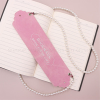 Nouveau design Marque-page en cuir PU perlé, marque-page tendance pour Bible et journal, marque-page portable pour carnet, marque-page à clip pour cadeau