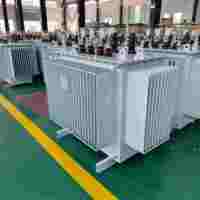 Transformateur de puissance triphasé immergé dans l'huile S20, transformateur de distribution 10 kV, transformateur de puissance à faible perte et à haute efficacité énergétique