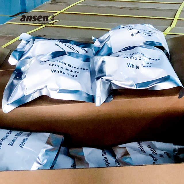 Corroded pipeline repair Cracked Plumbing Repair Tape pipe fix wrap epoxy wrap pipe leak repair