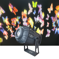 Nebula 300W LED Dynamic Flower Fish Imagen Escena Zoom Water Wave Floating Light Gobo Proyector