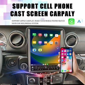 Para Jeep Wrangler JL 2018 2019 2020 2021 2022 2023, Reproductor de Navegación GPS con Pantalla Vertical Android de 12.1 Pulgadas y Carplay Inalámbrico - Product Image 4