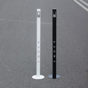 Cenicero de pie con logotipo personalizado de alta calidad, acero inoxidable moderno para fumar al aire libre, gran oferta con precio barato - Product Image 3