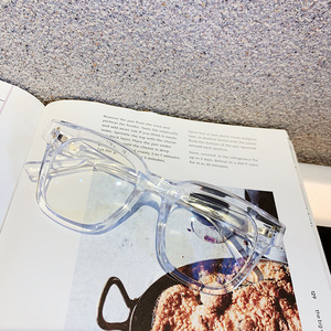 Nuevas Monturas de Gafas Cuadradas para Mujer con Doble Remache, Lentes de PC con Protección Anti Luz Azul, Montura Completa, Hechas en Taizhou S3 6810 - Product Image 2