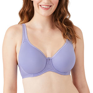 Sujetador con aros y cobertura total para mujer, con paneles laterales reforzados, banda ancha, máxima sujeción, transpirable, 1 pieza - Product Image 1