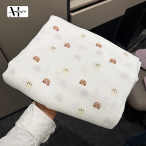 Mantas Envolventes de Gasa de Algodón de Doble Capa Suaves para Bebés, Seguras para Piel Sensible, Tejido de Alta Densidad y Textura Suave - Product Image 6