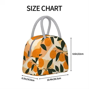 Image personnalisée Grand sac à lunch isotherme avec doublure en PEVA - Product Image 4