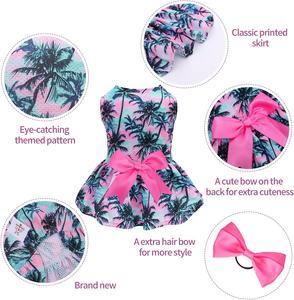 CuteBone Puppy Sundress Pet Outfit Summer Dog Mesh Dress Diseño de <span class=keywords><strong>moda</strong></span> para perros pequeños Girl Cat <span class=keywords><strong>Ropa</strong></span> - Product Image 5