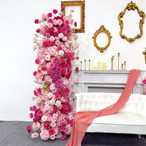 Arreglo floral versátil de flores de seda para arco de boda, decoración para interiores y exteriores. - Product Image 3