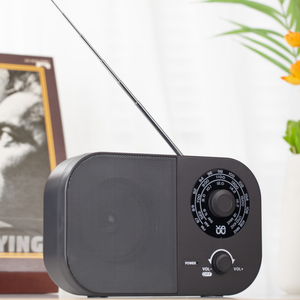 Rechargeable Factory Compact ABS 3 Band FM AM SW Multiband Radio with Manual Tuning and High Power <b>Speaker</b> for Home Office Use - Product Image 5
