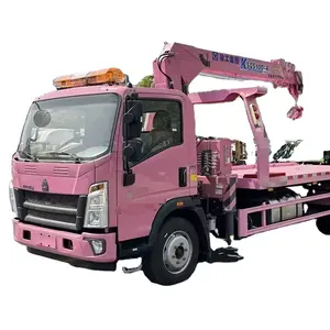 2024 HOWO Crane Truck Mounted Crane Light Mini Truck Dump Trucks Sinotruk Sinotruck 3 cbm 5 cbm