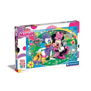CLEMENTONI MAXI SUPERCOLOR - PUZZLE 104 PIEZAS MAXI MINNIE HAPPY HELPERS - Product Image 1