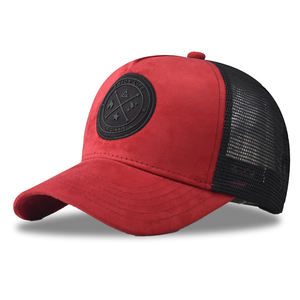 Gorra Trucker Personalizada OEM de 5 Paneles, de Alta Calidad, Estilo Australiano, Corona Estructurada de Perfil Alto, Parche Tejido, Material de Gamuza - Product Image 2