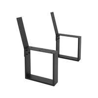 Pieds de table et de banc de parc en acier inoxydable, style minimaliste moderne, robustes, pour mobilier d'extérieur