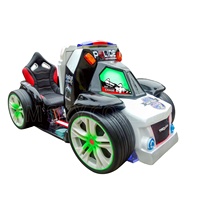 Manège pour enfants à monnayeur CE Commercial Business Police Chasing, machine de terrain de jeux intérieur avec écran LCD 17 pouces pour enfants M SKY VR-200