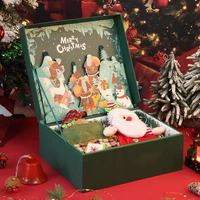 Boîte-cadeau de Noël de luxe Offre Spéciale Nouveau design avec illustration en trois dimensions pour les célébrations festives