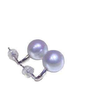 21587 Plateau pour boucles d'oreilles en argent S925, nouvelle tendance exquise, accessoires DIY pour perles, crochets d'oreille vides pour perles rondes de 8-11 mm - Product Image 5