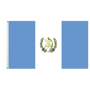 Livraison rapide, <span class=keywords><strong>prix</strong></span> de gros, 100% polyester, drapeau national du Guatemala, 3x5 pieds - Product Image 1