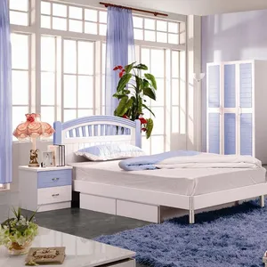 Set di <span class=keywords><strong>Mobili</strong></span> per Camera da Letto per Bambini Principessa <span class=keywords><strong>Rosa</strong></span> Ecologico e Salutare 4 Pezzi - Product Image 1