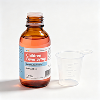 Étiquettes personnalisées Haoxuan pour bouteilles de sirop pour enfants, autocollants adhésifs laminés imprimés en couleur pour l'emballage des produits de santé