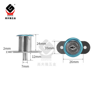 Little Doctor Sliding Door Lock 105-22 Zinc Alloy Top Lock For Wooden Door Easy Installation - Product Image 3