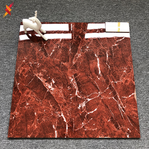 Azulejos de cerámica esmaltada de color rojo <span class=keywords><strong>brillante</strong></span>, cuerpo completo, <span class=keywords><strong>60x60</strong></span> - Product Image 1