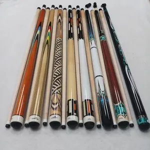 Xmlivet özel havuz ipuçları 142cm uzunluk 12mm İpucu boyutu çıkartması tasarım radyal pin akçaağaç ahşap carom bilardo ıstakası için kore bilardo cues