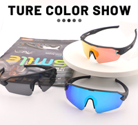 Lunettes de soleil de sport polarisées professionnelles pour hommes, avec logo personnalisé, pour VTT, vélo, baseball, interchangeables, pour l'extérieur