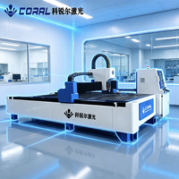 Mesin Pemotong Laser Serat CNC Profesional CRL-3015A-1500W Platform Tunggal untuk Plat Lembaran Logam