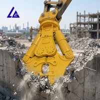 Cisaille hydraulique pour béton, pour couper les débris mixtes, faible bruit, haute efficacité, fonctionnement dans les espaces restreints, compatible avec les excavatrices R380 DH130 DH220