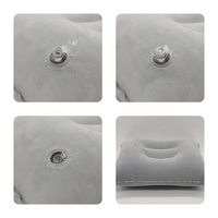 Coussin d'air gonflable ultraléger Portable en PVC, 1 pièce, coussin de sommeil, Camping, randonnée, plage, voiture, repose-tête, équipements de Camping