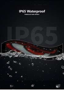 Écran LED programmable pour fenêtre, panneau matriciel LED pour voitures et camions, 16*32 pixels, effet « yeux de démon », 6,81x2,75 pouces - Product Image 6