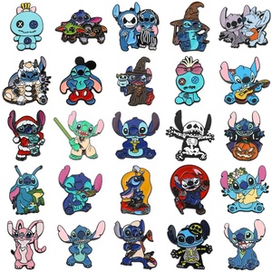 Épingles pour vêtements dessin animé métal Badges broche épingles aimant fixation laiton fer découpé Technique pour offset carte cadeaux - Product Image 2