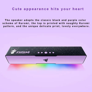 Razer Sanrio Kuromi Edition <span class=keywords><strong>Compact</strong></span> Design Chroma RGB Gaming Soundbar avec pour Bluetooth 5.0 pour PC/Laptop Smartphones et Tab - Product Image 5