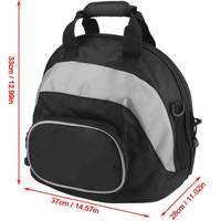 Sac à bandoulière pour casque de moto, sac à dos multifonctionnel en tissu Oxford pour transporter des bagages