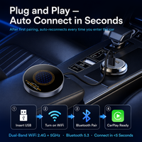 Boîtier AI sans fil CarPlay Android 13 HDMI 4K pour voiture OEM, emballage personnalisé avec logo pour revendeur, Qualcomm 8 cœurs, vente en gros directe usine mondiale