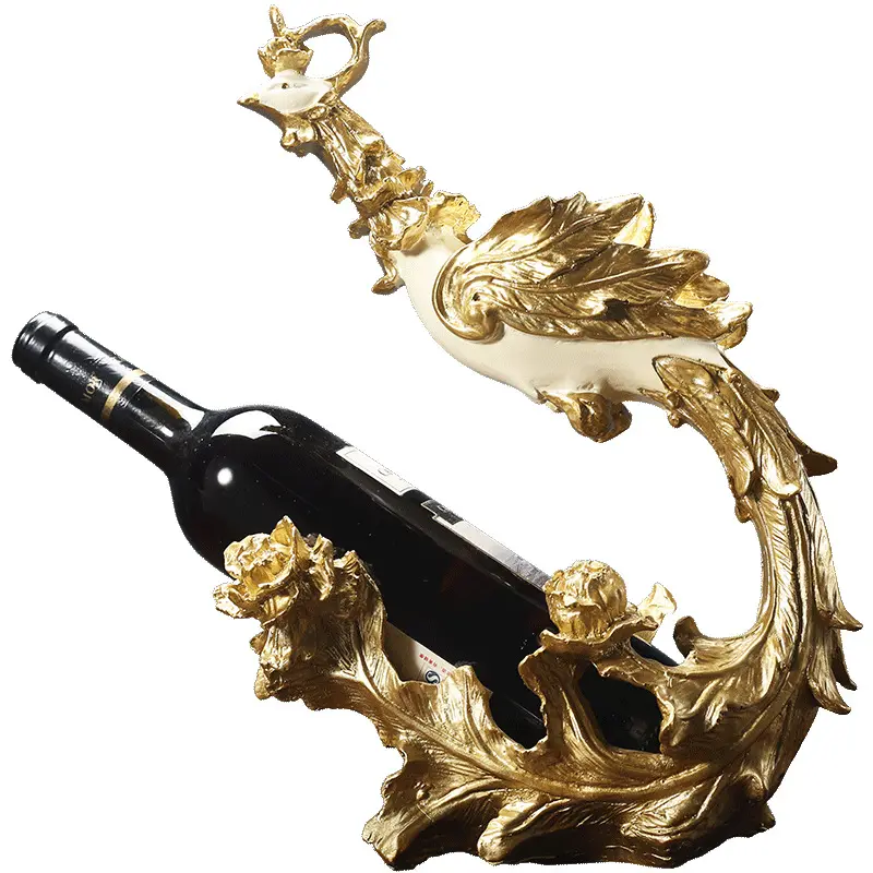 Chinese Phoenix nirvana red wine holder ornaments wine cabinet luxury personality family living room Nordic creative decoration