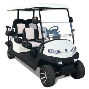 ZYCAR 4+2 Seater Electric Powered Golf Cart With CE Certification Electric Cart Golf