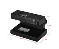 Detector de Dinero Universal Económico, Verificador de Billetes con Lupa, Detector de Monedas WM UV MG para Banco