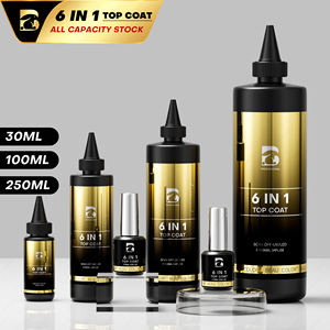 Beau Color Factory multifunción 6 en 1 capa superior dura <span class=keywords><strong>Gel</strong></span> esmalte de <span class=keywords><strong>Gel</strong></span> varios efectos capa superior brillante <span class=keywords><strong>Gel</strong></span> constructor modelo esmalte de uñas - Product Image 1