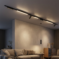 Système d'éclairage sur rail magnétique LED 20 mm, compatible Tuya WiFi, intensité variable, pour l'éclairage hôtelier