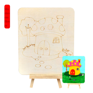 Tavolo da <span class=keywords><strong>disegno</strong></span> in legno fai da te per bambini per colorare Graffiti con fiocchi <span class=keywords><strong>di</strong></span> <span class=keywords><strong>neve</strong></span> fango perla argilla pittura giocattoli educativi - Product Image 5