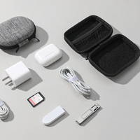 Sac de rangement numérique portable, boîte de rangement pour câbles de données, EVA résistant à l'eau, chargeur écologique, protection du câble d'alimentation et du disque dur