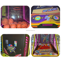 Machine de jeu d'arcade de tir au basket-ball de qualité commerciale avec éclairage LED et affichage numérique du score, à monnayeur, pour centre de divertissement