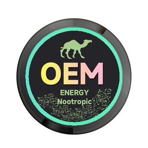 สนูส์เพิ่มพลังงาน คาเฟอีน นูโทรปิก รับผลิตแบบ OEM ODM ซองสนูส์ กระป๋องสนูส์ คุณภาพสูง ราคาถูกกว่า ซองกาแฟเพิ่มพลังงาน - Product Image 1