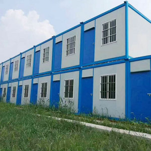 Casa Contenedor, Unidad de Vivienda Modular Portátil, Grosor Estándar, Diseño Rectangular Industrial para Uso en Obras de Construcción - Product Image 1