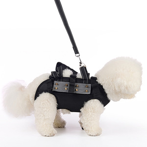 New Arrival Cross Border Pet Spiked Dog Vest <b>Chest</b> Harness Anti Bite Walking Leash - Product Image 3