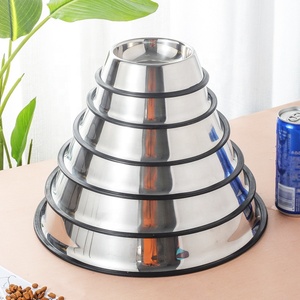 Bol pour animaux de compagnie en acier inoxydable 1000 ml Grand Portable Voyage Utilisation en extérieur Chien Chat Nourriture Eau Facile à nettoyer Durabilité garantie - Product Image 4