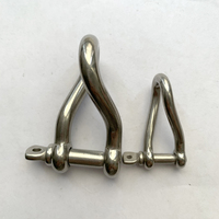 Acier inoxydable de qualité marine 90 ° forme torsadée goupille à vis ancre bateau/voilier levage gréement fermoir pour la voile et l'exploitation minière