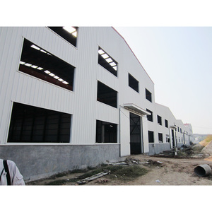 Hai câu chuyện hiện đại kết cấu thép nhà kho hội thảo xây dựng đúc sẵn nhẹ quy mô lớn kết cấu thép xây dựng - Product Image 6