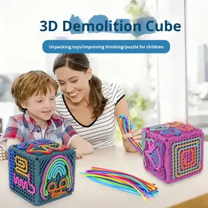 Tablero Sensorial de Silicona para Aliviar el Estrés, Rompecabezas Tridimensional para Estimular el <span class=keywords><strong>Cerebro</strong></span>, Juguete Sensorial para Aliviar el Estrés - Product Image 6